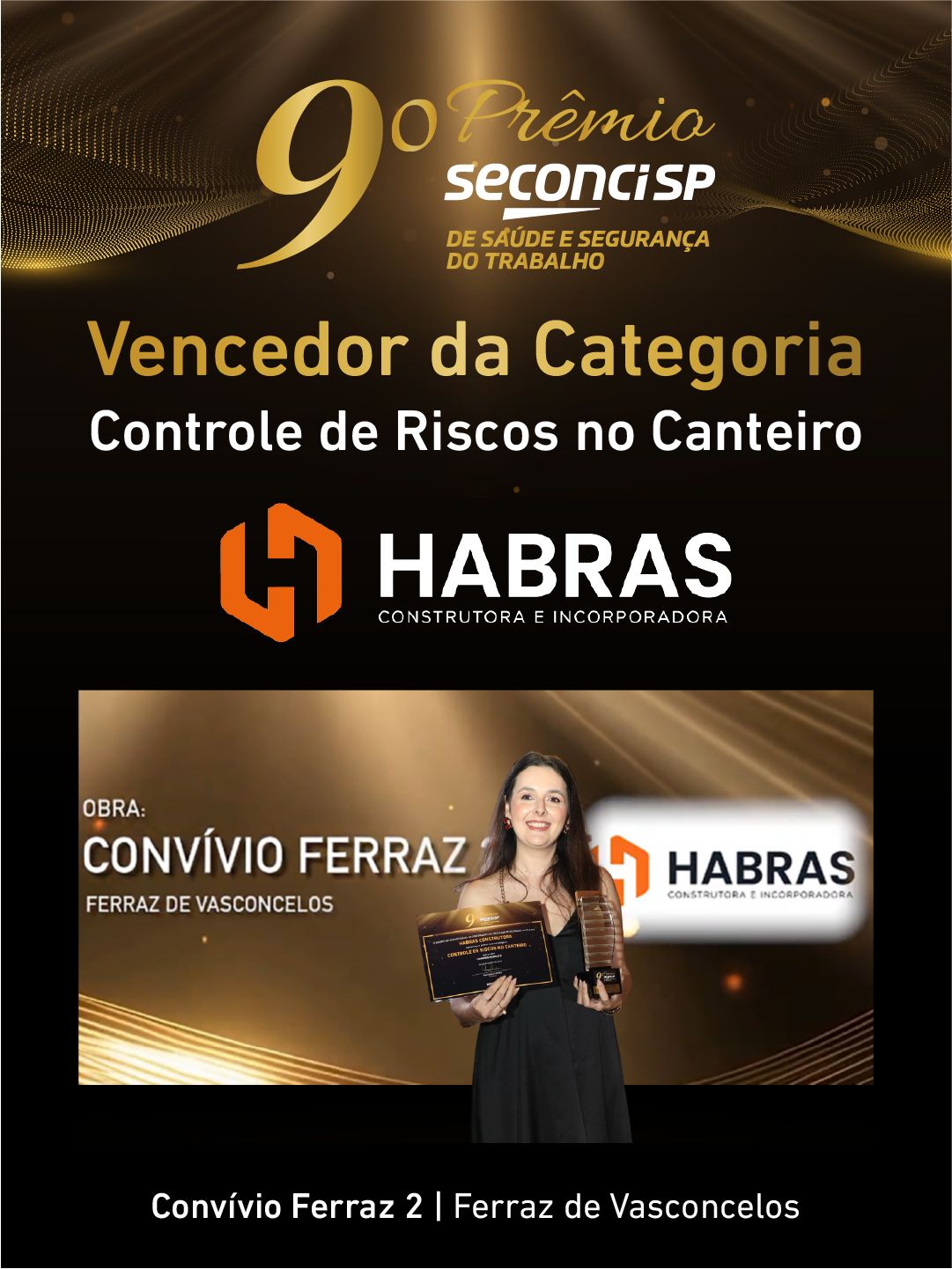 CONTROLE DE RISCOS NO CANTEIRO - REGIÃO METROPOLITANA DE SÃO PAULO – OURO